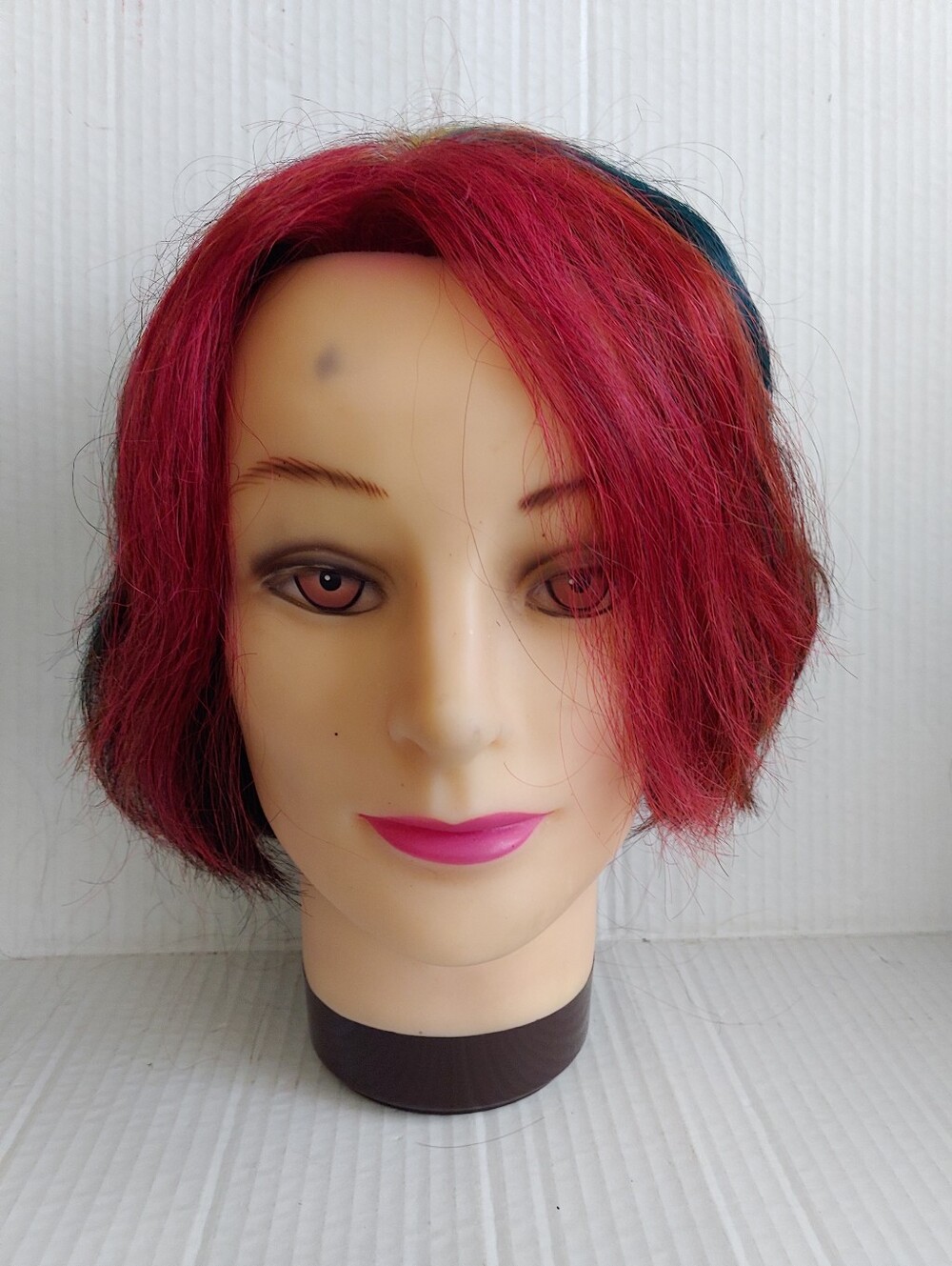 Cosmetology Used Training manikin Head Human Hair For Dying ,Styling, Cutting